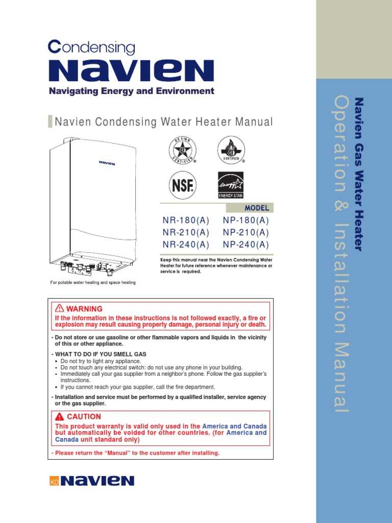 navien tankless water heater parts diagram