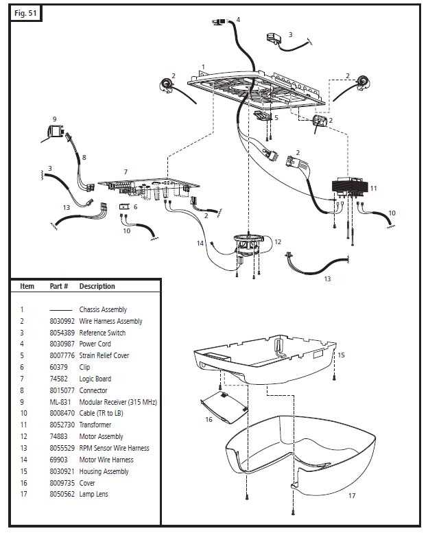 manual garage door parts diagram