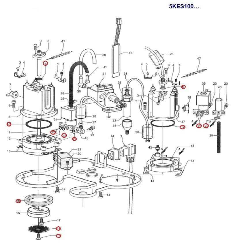 kitchen aid parts diagram