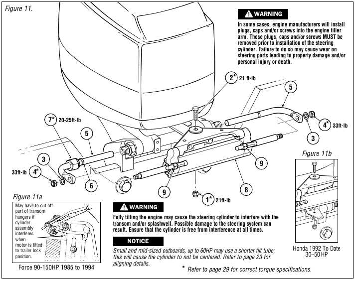 seastar hydraulic steering parts diagram