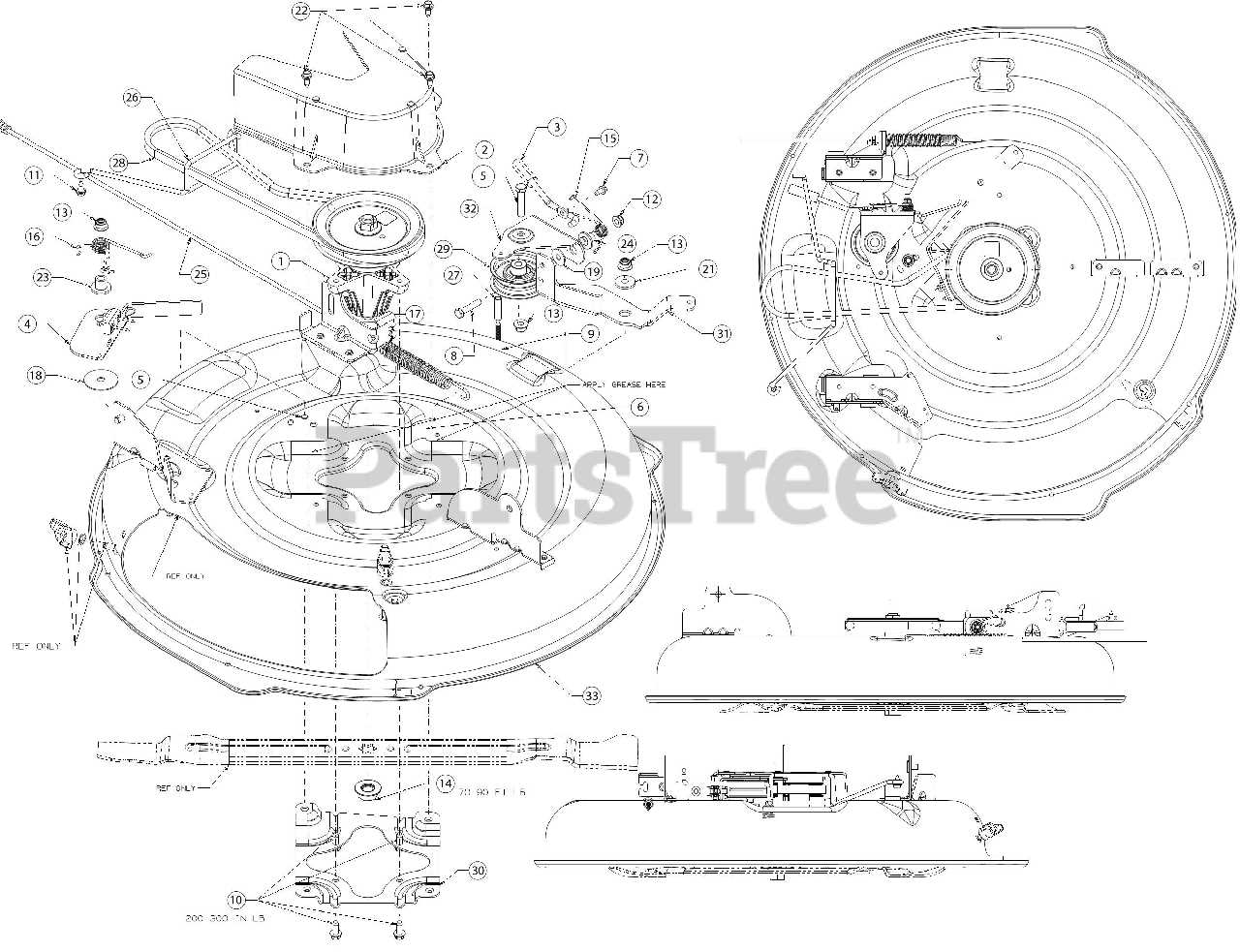 troy bilt tb230 parts diagram