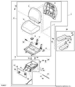 john deere x590 parts diagram