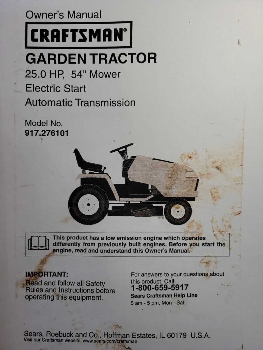 craftsman push lawn mower model 917 parts diagram