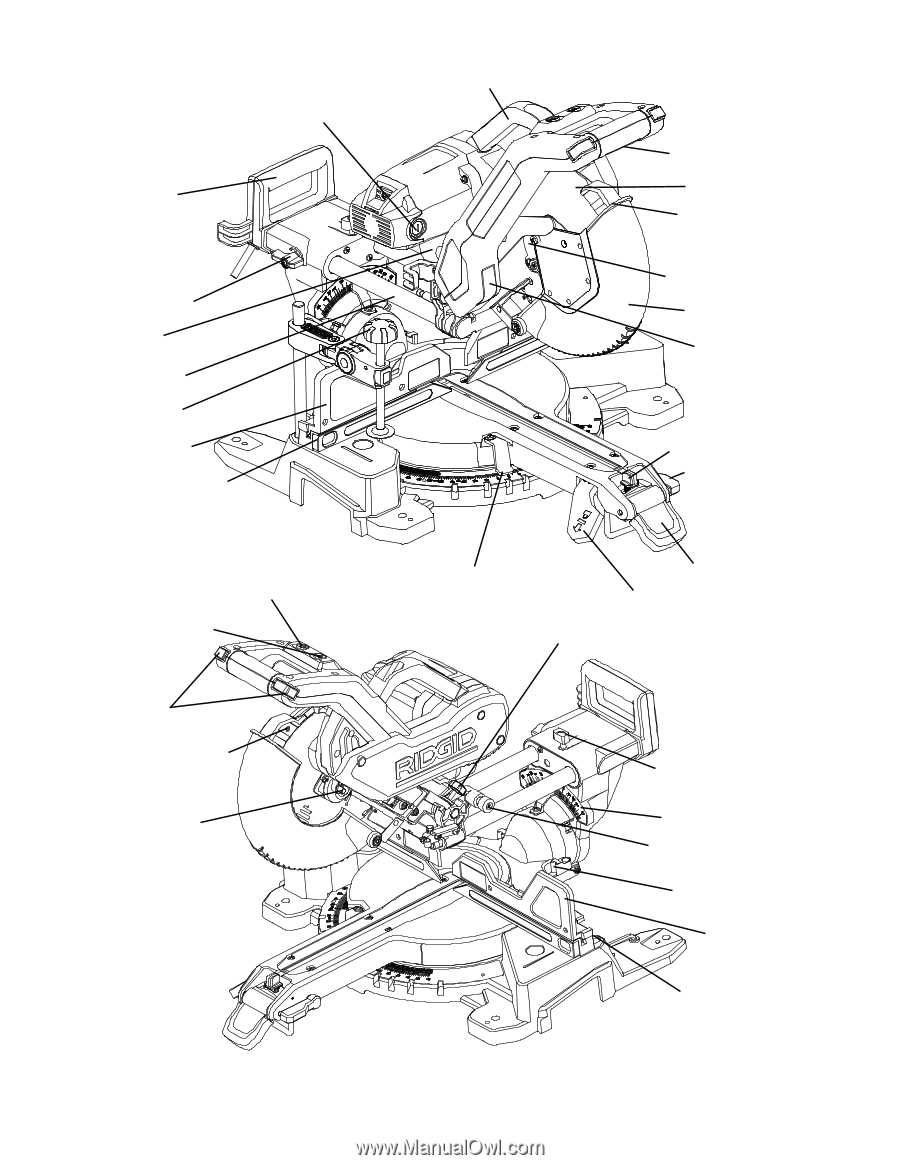 ridgid 12 inch miter saw parts diagram