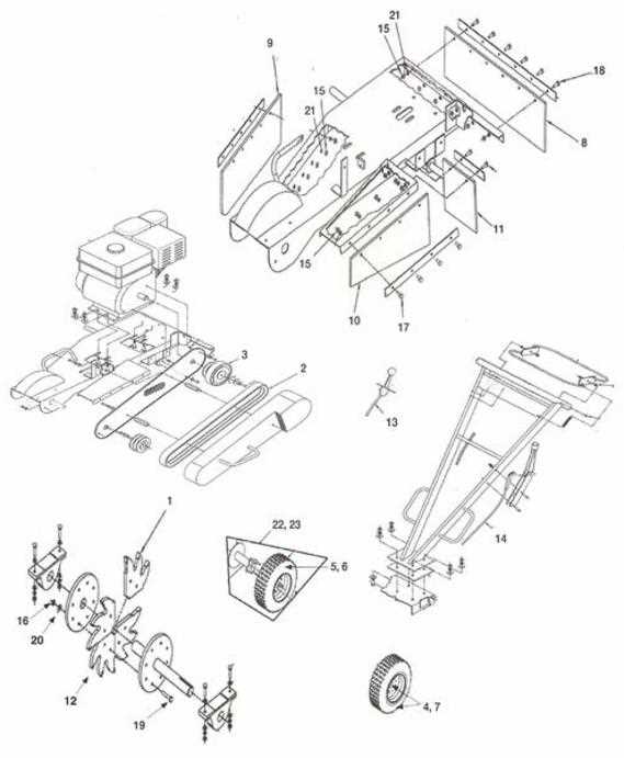 vermeer stump grinder parts diagram