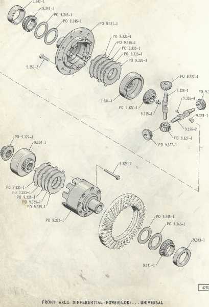 dana 30 parts diagram