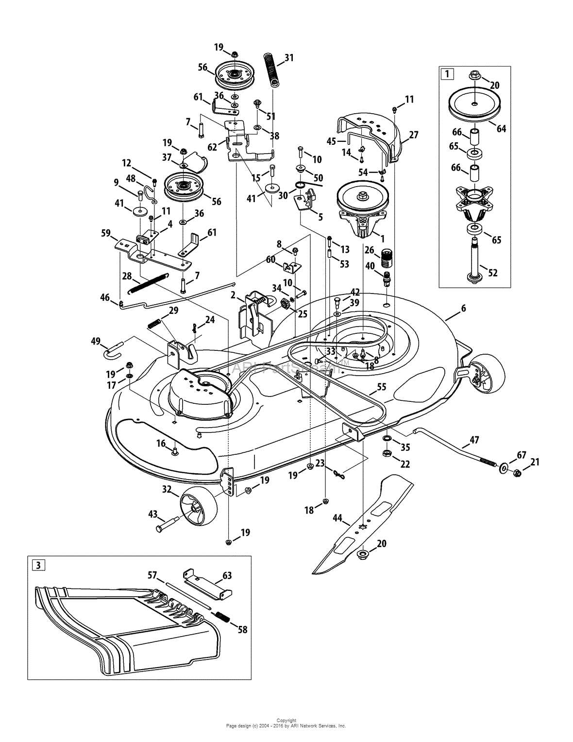 craftsman yt4000 steering parts diagram