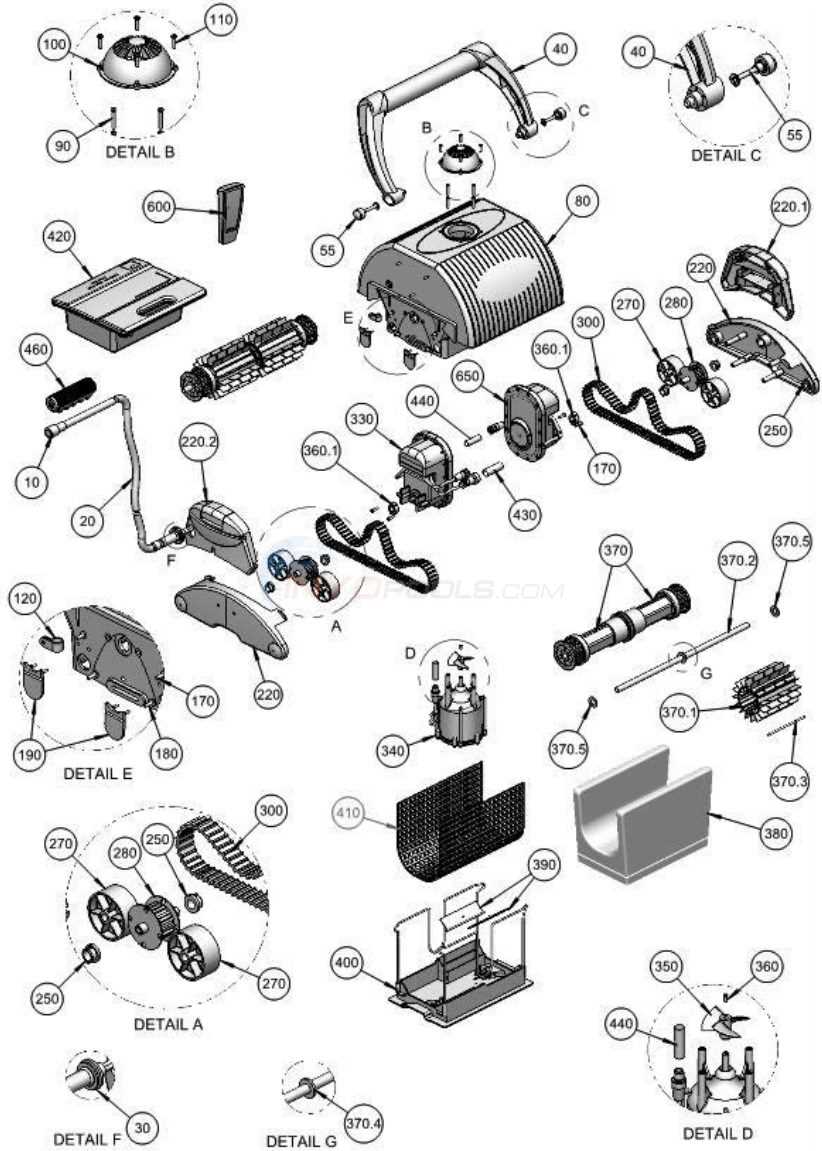 aquabot parts diagram