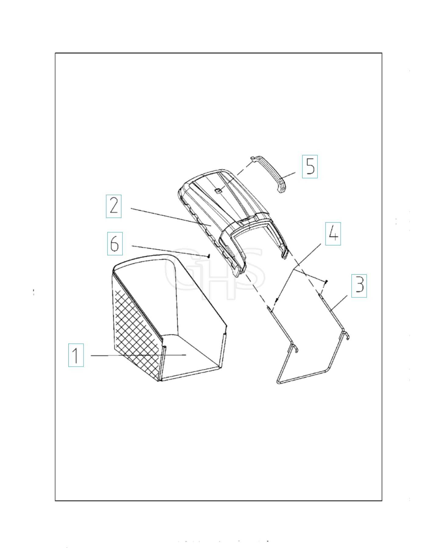 husqvarna bagger parts diagram