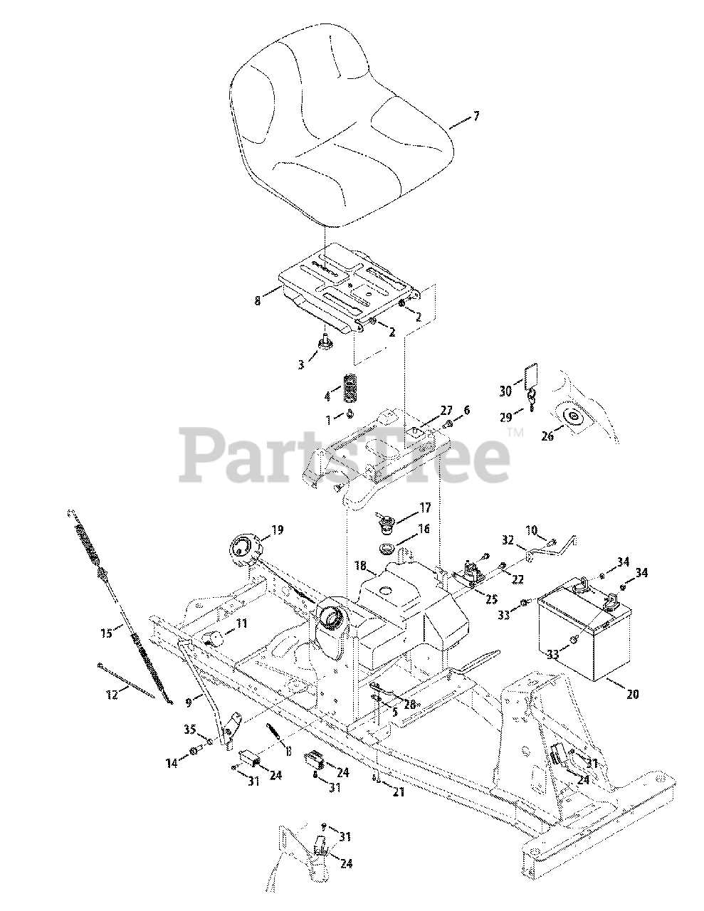 craftsman rer 1000 parts diagram