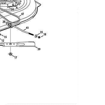 murray lawn mower deck parts diagram