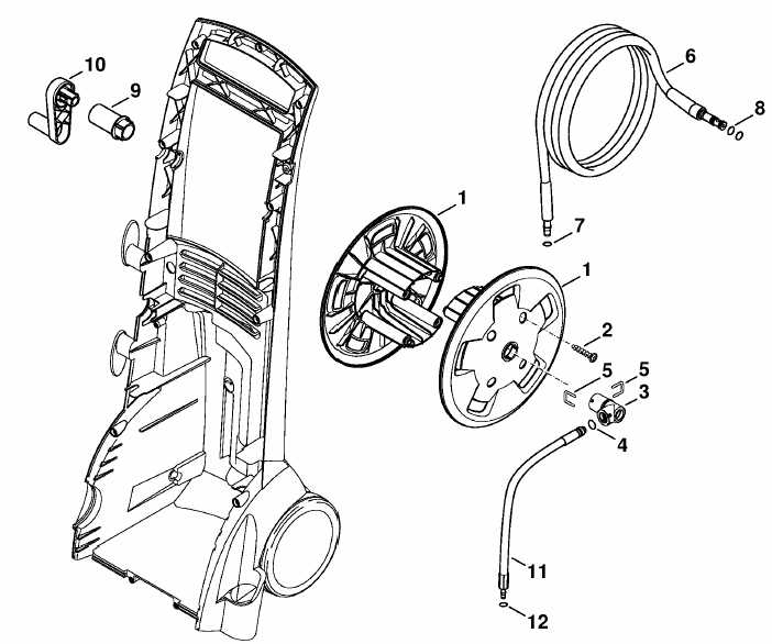 hose reel parts diagram