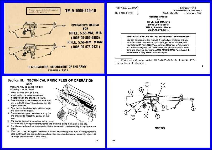 m16 parts diagram