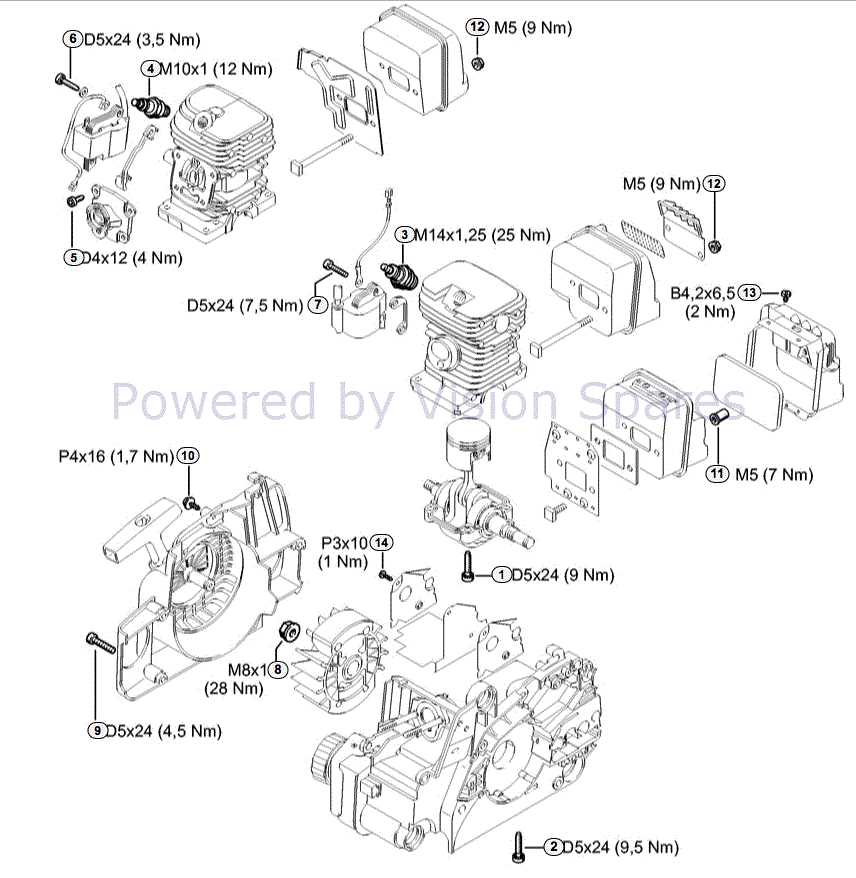 stihl 017 parts diagram