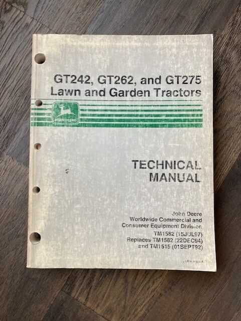 john deere gt275 deck parts diagram