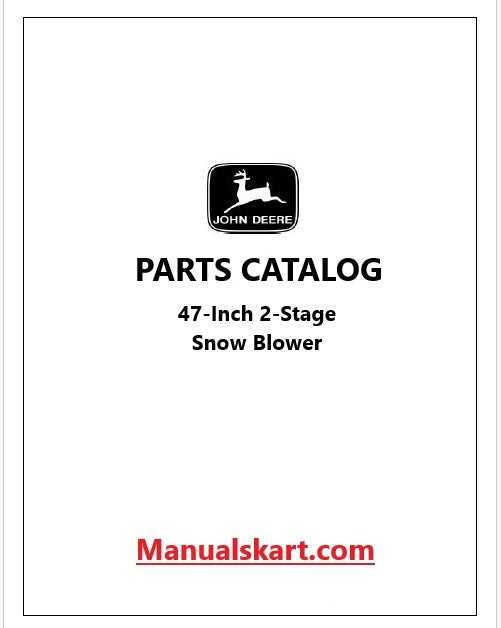 john deere 47 snowblower parts diagram