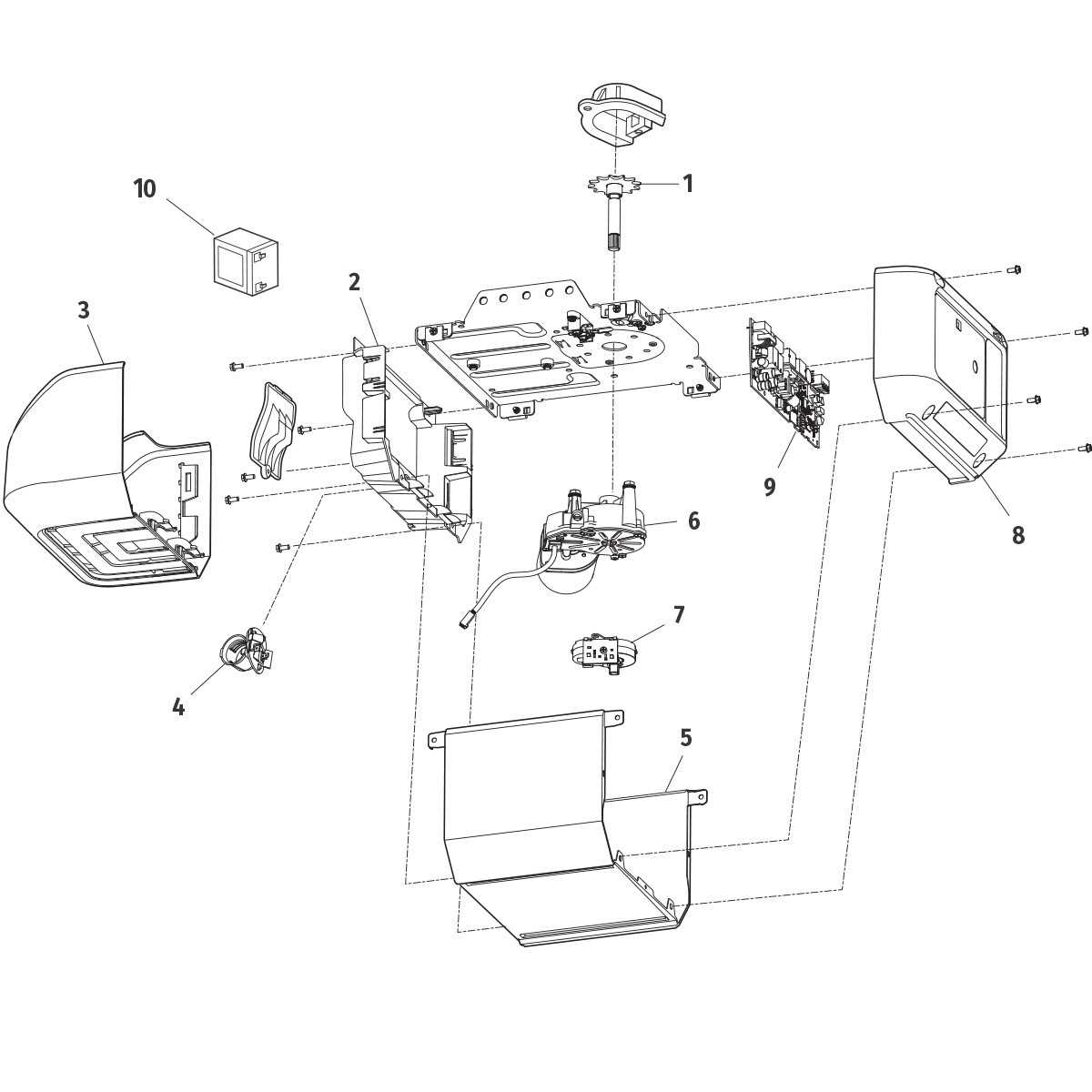 craftsman garage door opener parts diagram