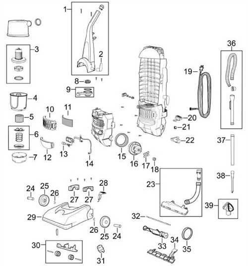 bissell powerforce compact parts diagram