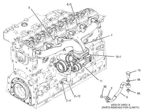 caterpillar c7 engine parts diagram