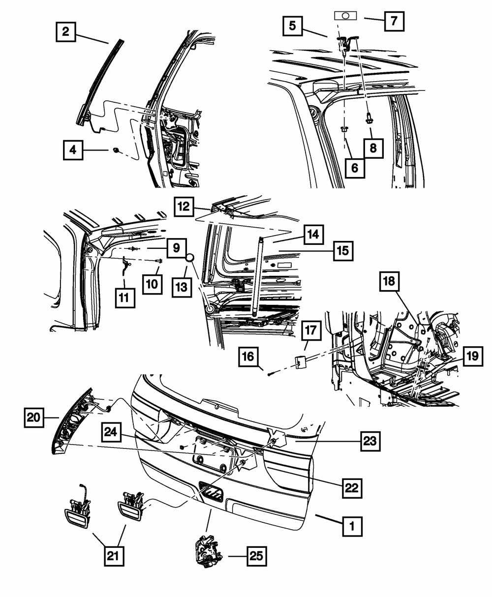 dodge durango parts diagram