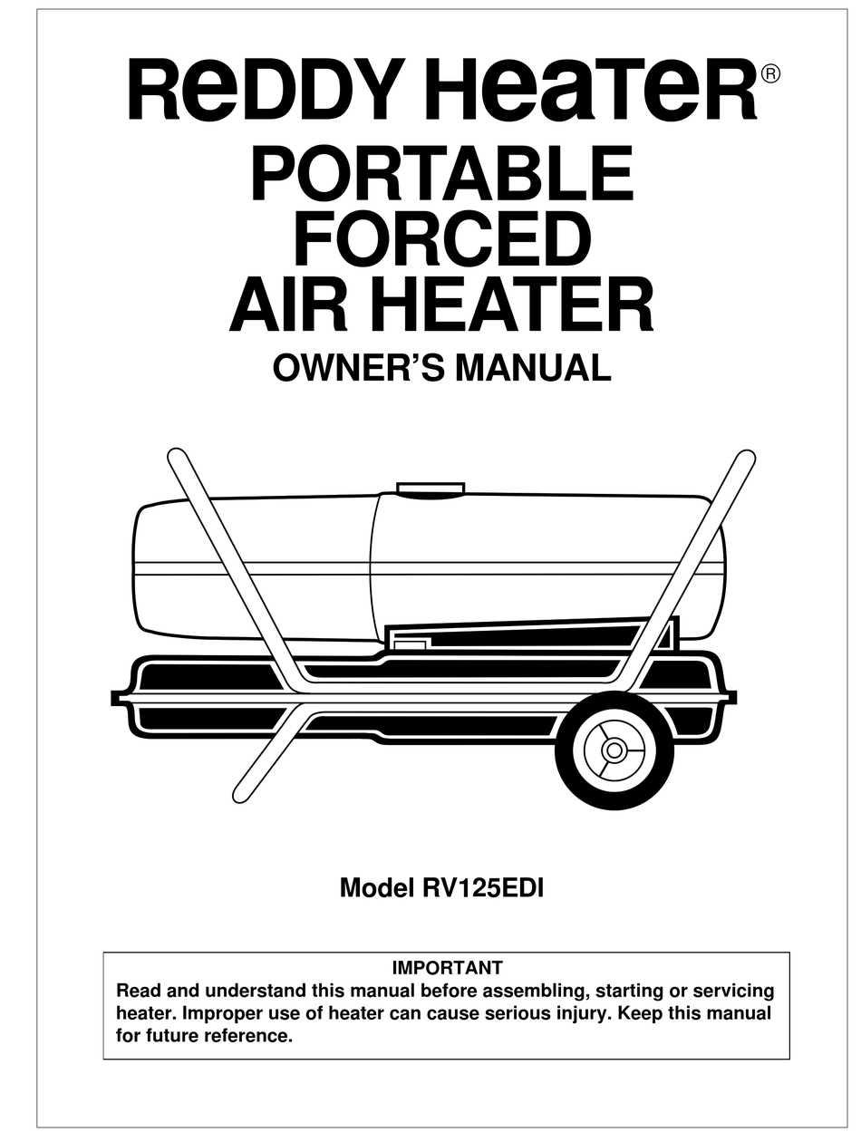 reddy heater parts diagram