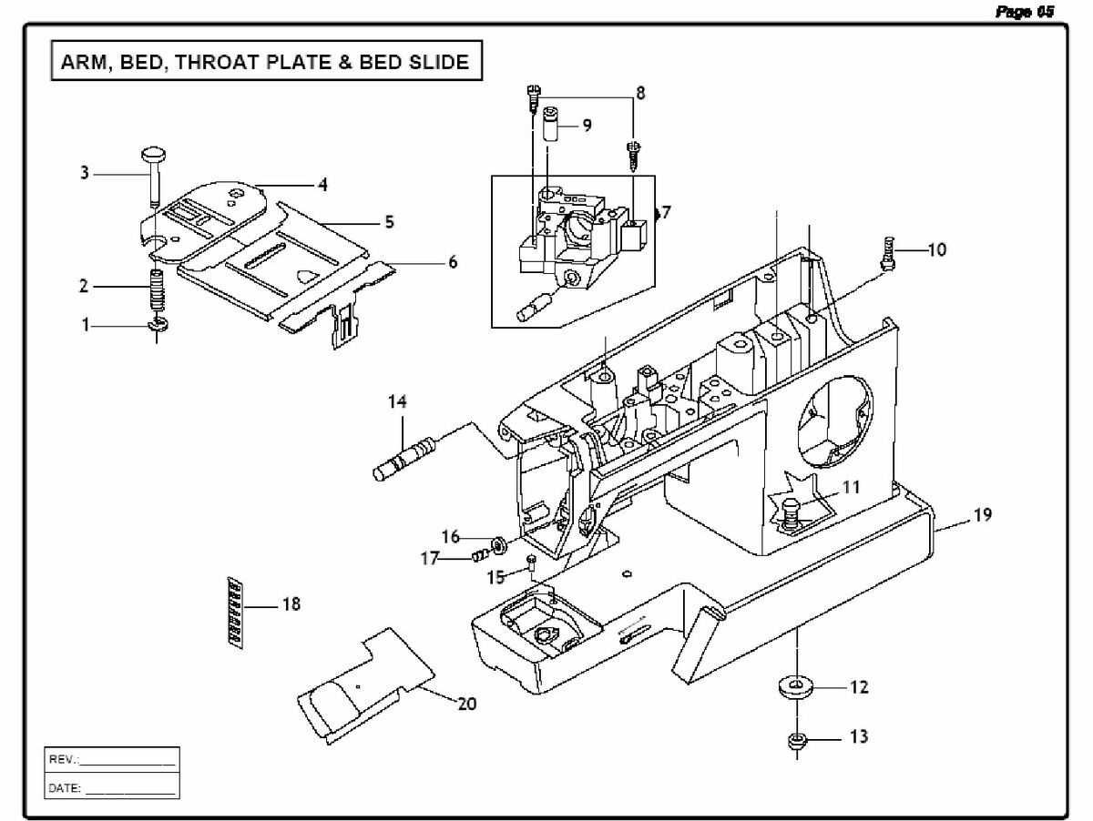 singer parts diagram