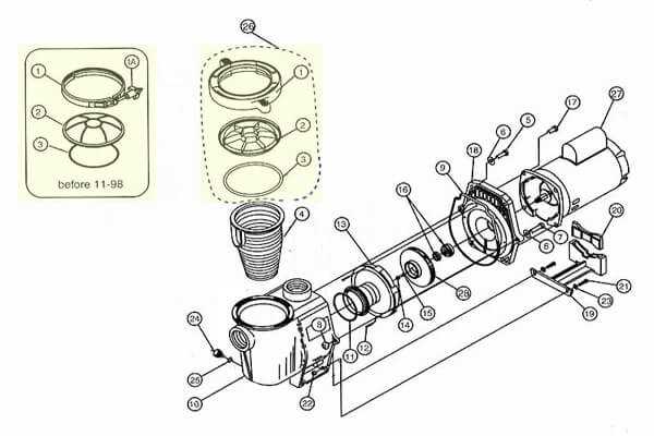 intex sand filter parts diagram