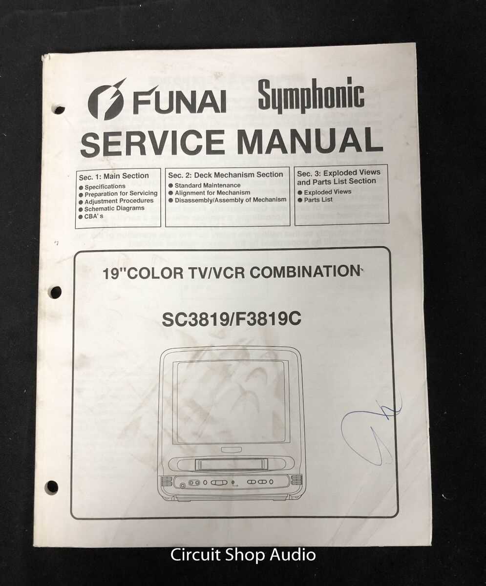 vcr parts diagram