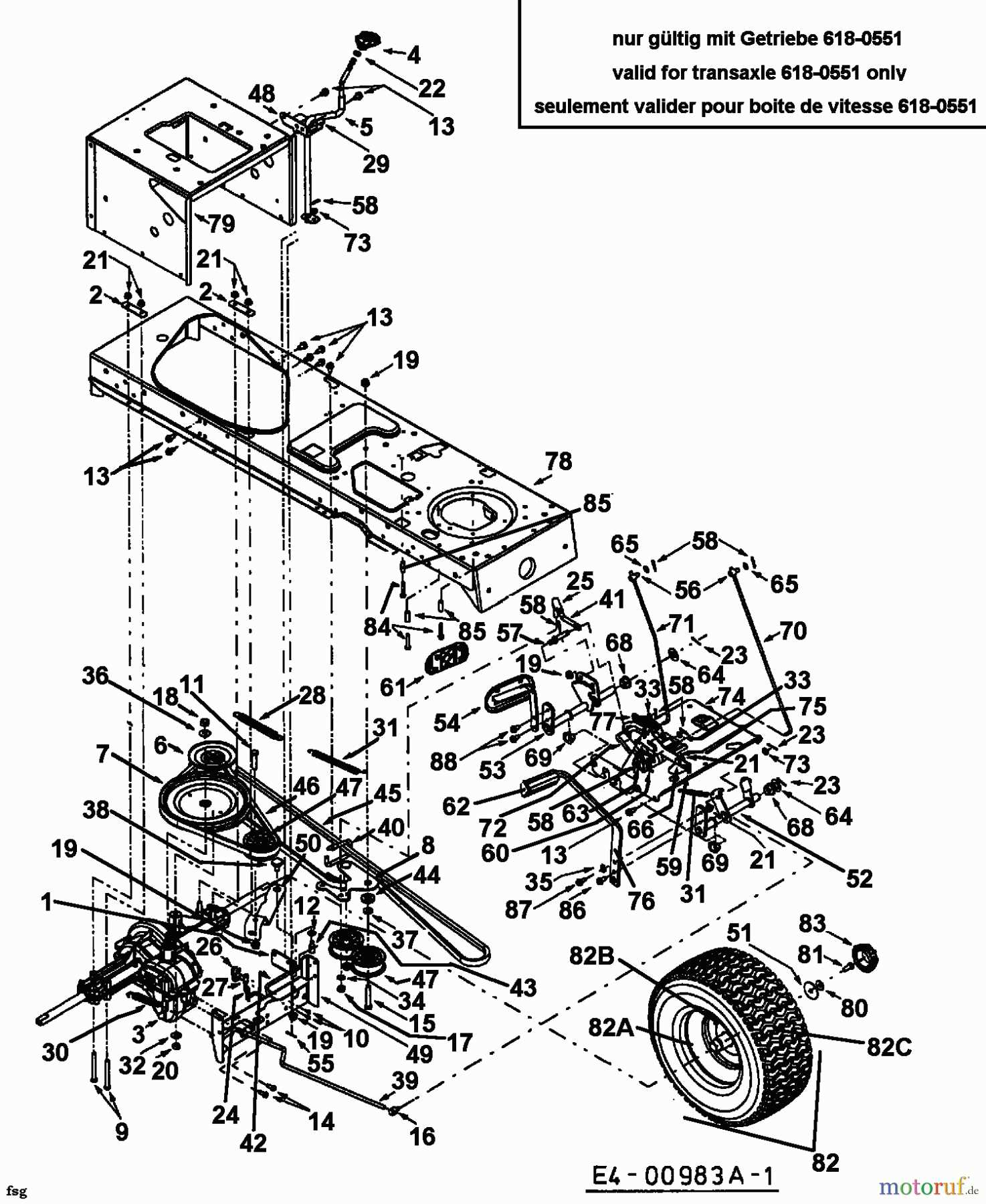 yardman lawn mower parts diagram