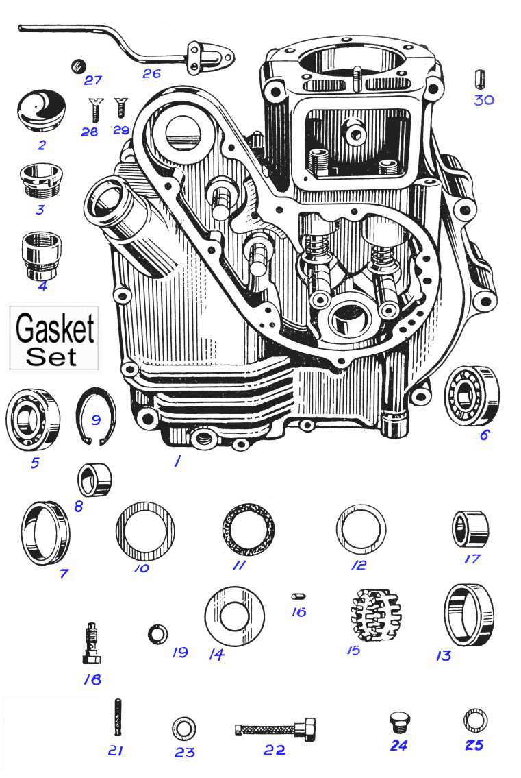 harley davidson engine parts diagram