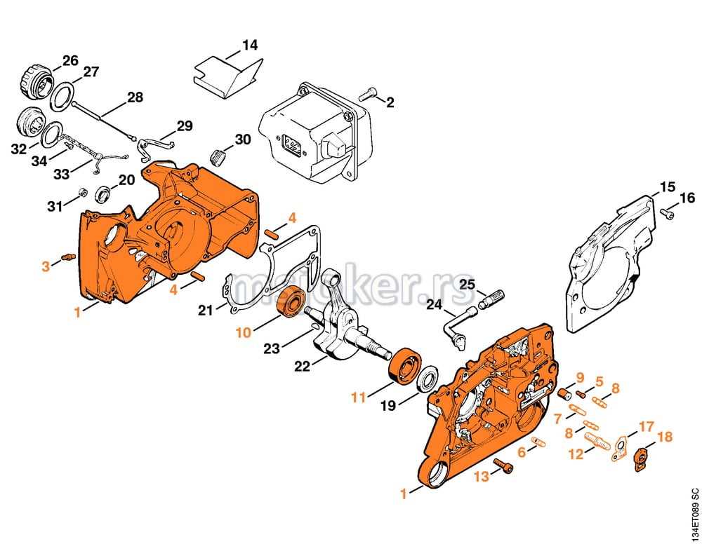 stihl 064 parts diagram