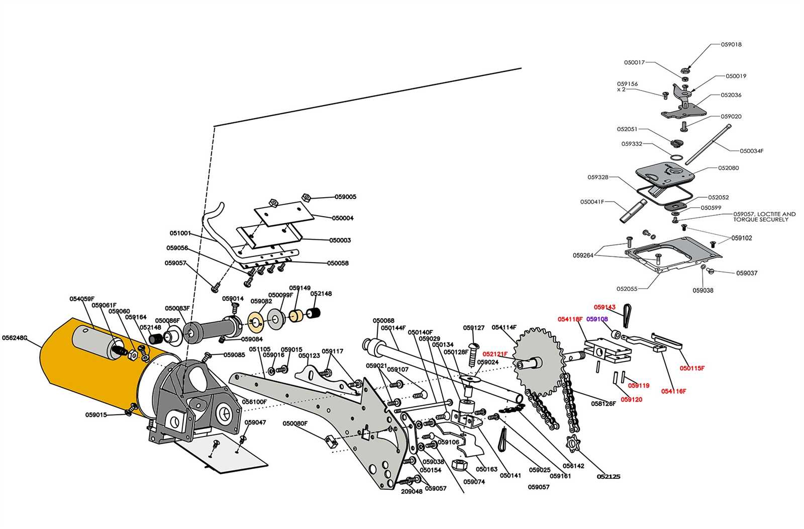 tapetech bazooka parts diagram