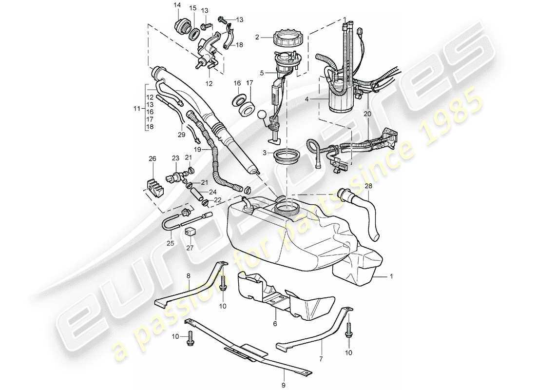 fuel tank parts diagram