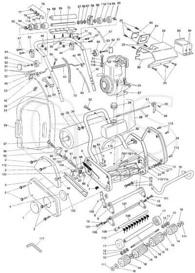 ford 105a tiller parts diagram