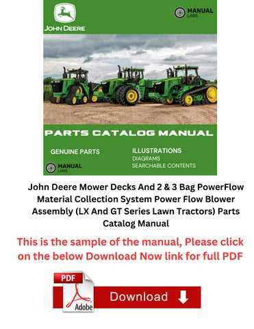 john deere power flow parts diagram