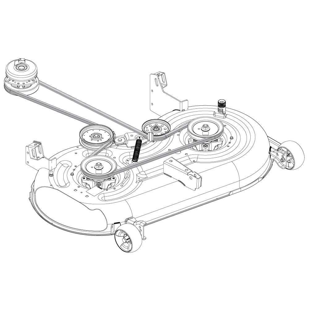 cub cadet 42 inch mower deck parts diagram