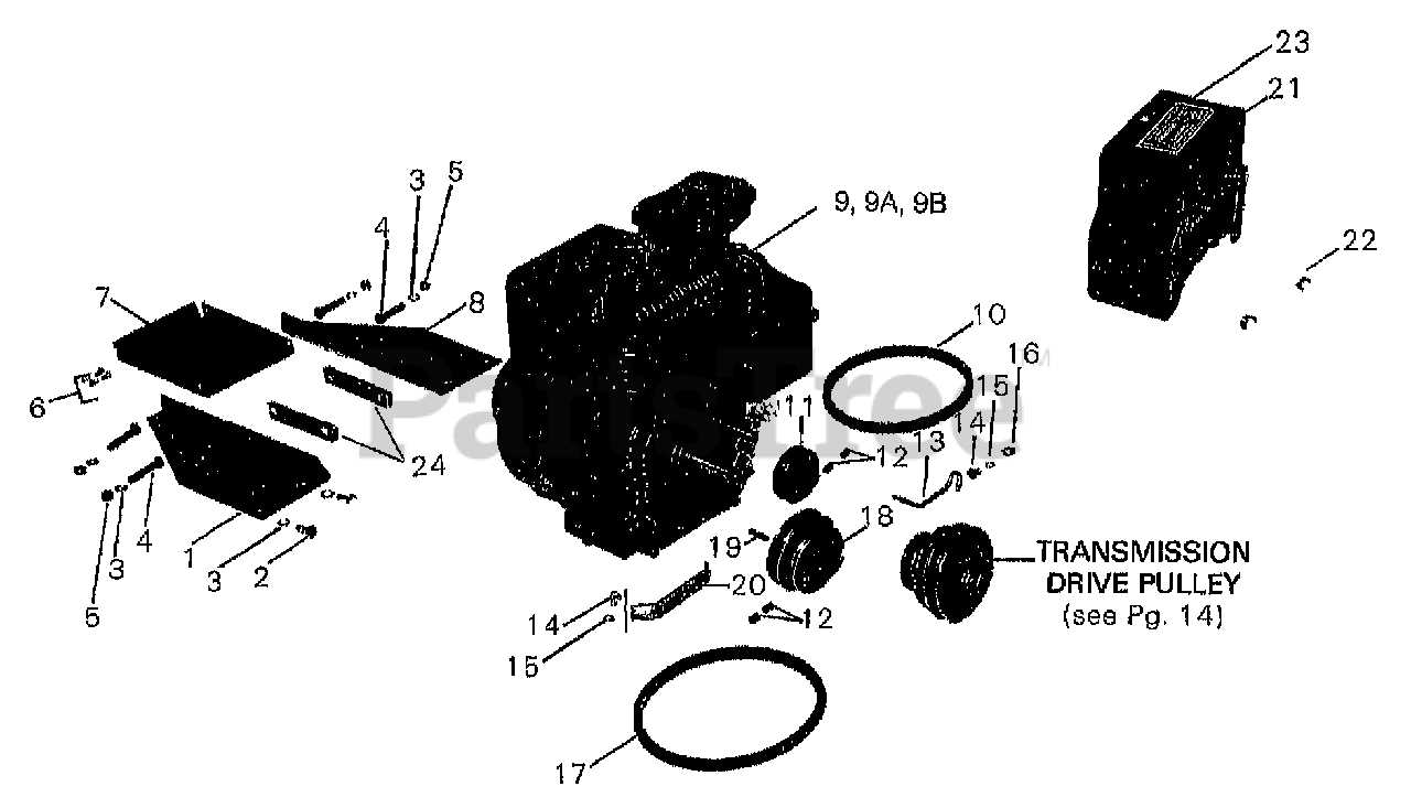 troy bilt pony parts diagram