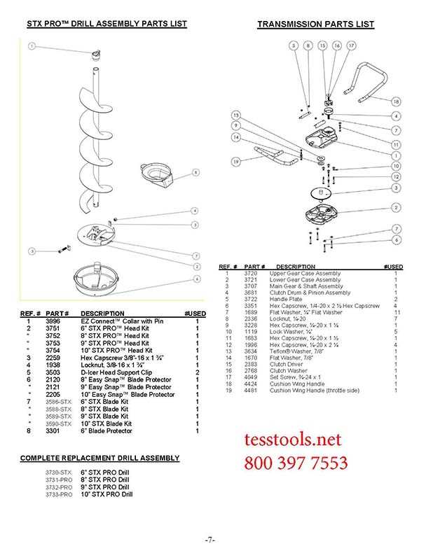 jiffy pro 4 propane ice auger parts diagram