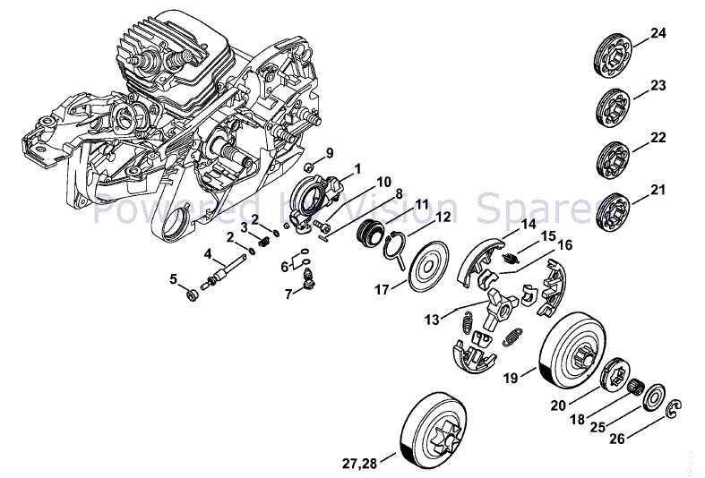 stihl ms261 parts diagram