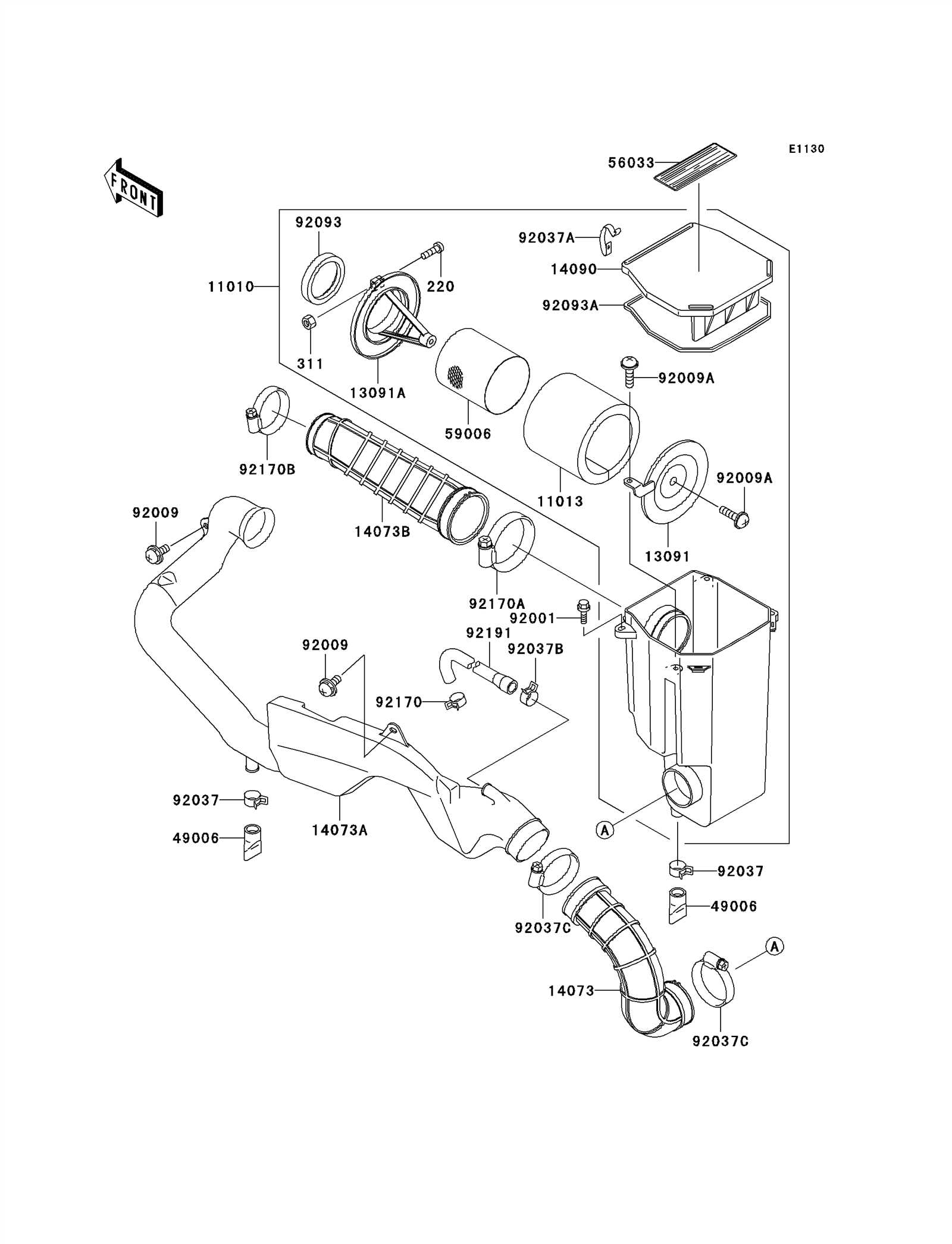 kawasaki prairie 360 parts diagram