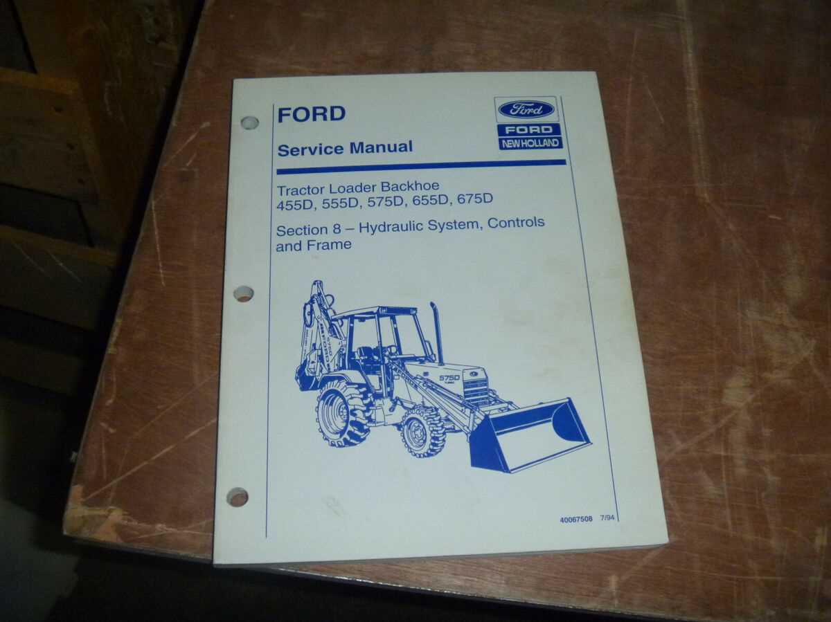 ford 555 backhoe parts diagram