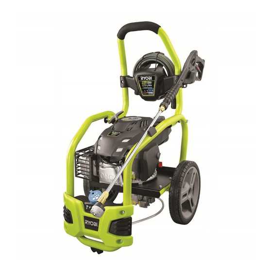 ryobi 3200 psi pressure washer parts diagram