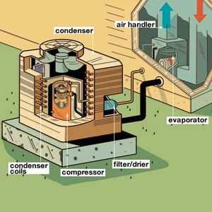 home ac parts diagram