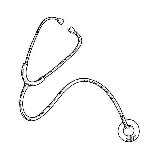 stethoscope parts diagram