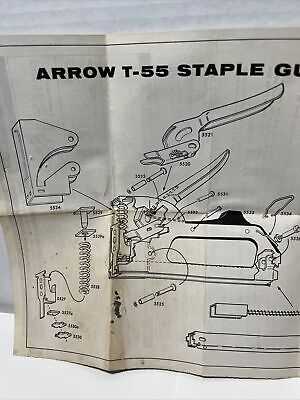 arrow hammer tacker parts diagram