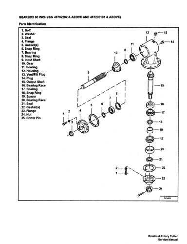 bobcat mower parts diagram