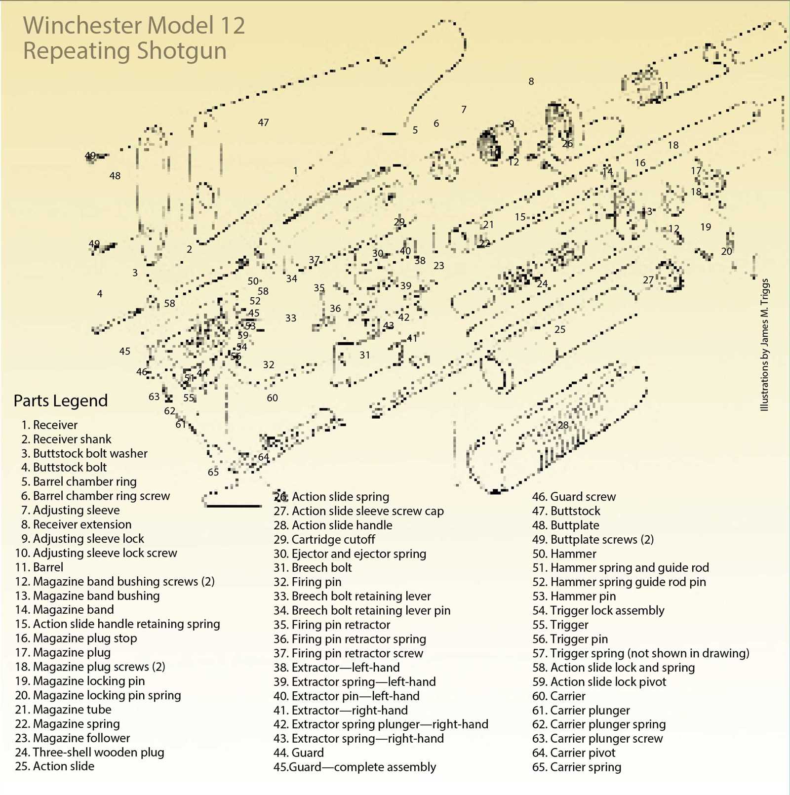 action assembly marlin model 60 parts diagram