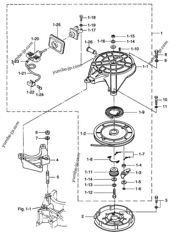 mercury 25 hp 2 stroke parts diagram