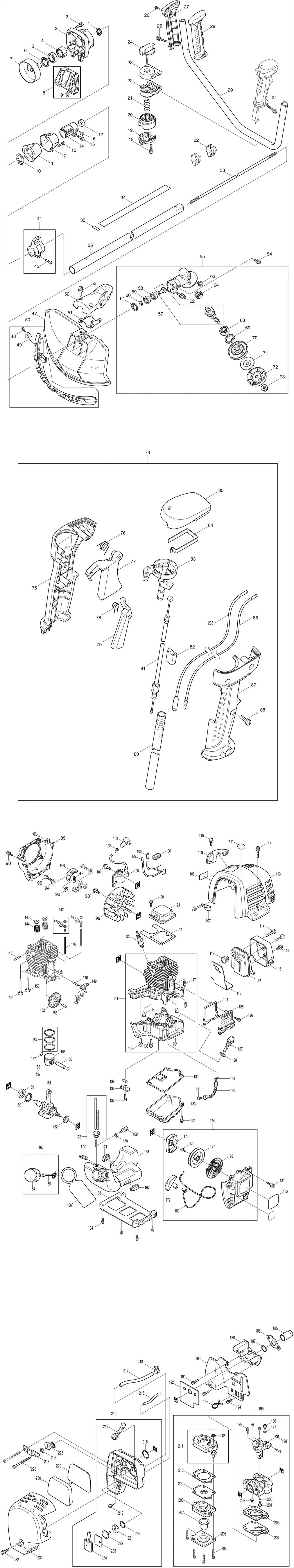 stihl ms 194 t parts diagram