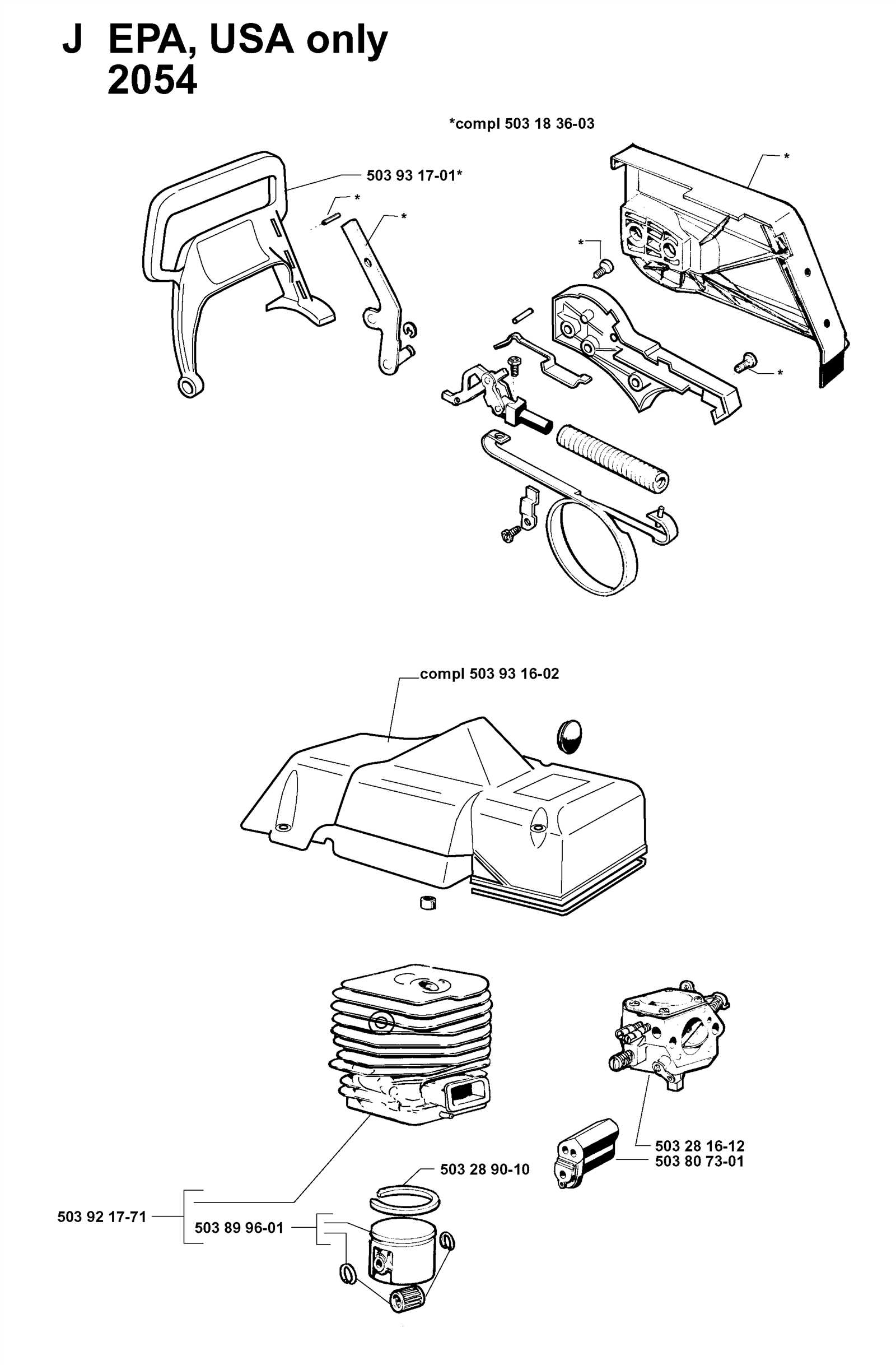 stihl 500i parts diagram